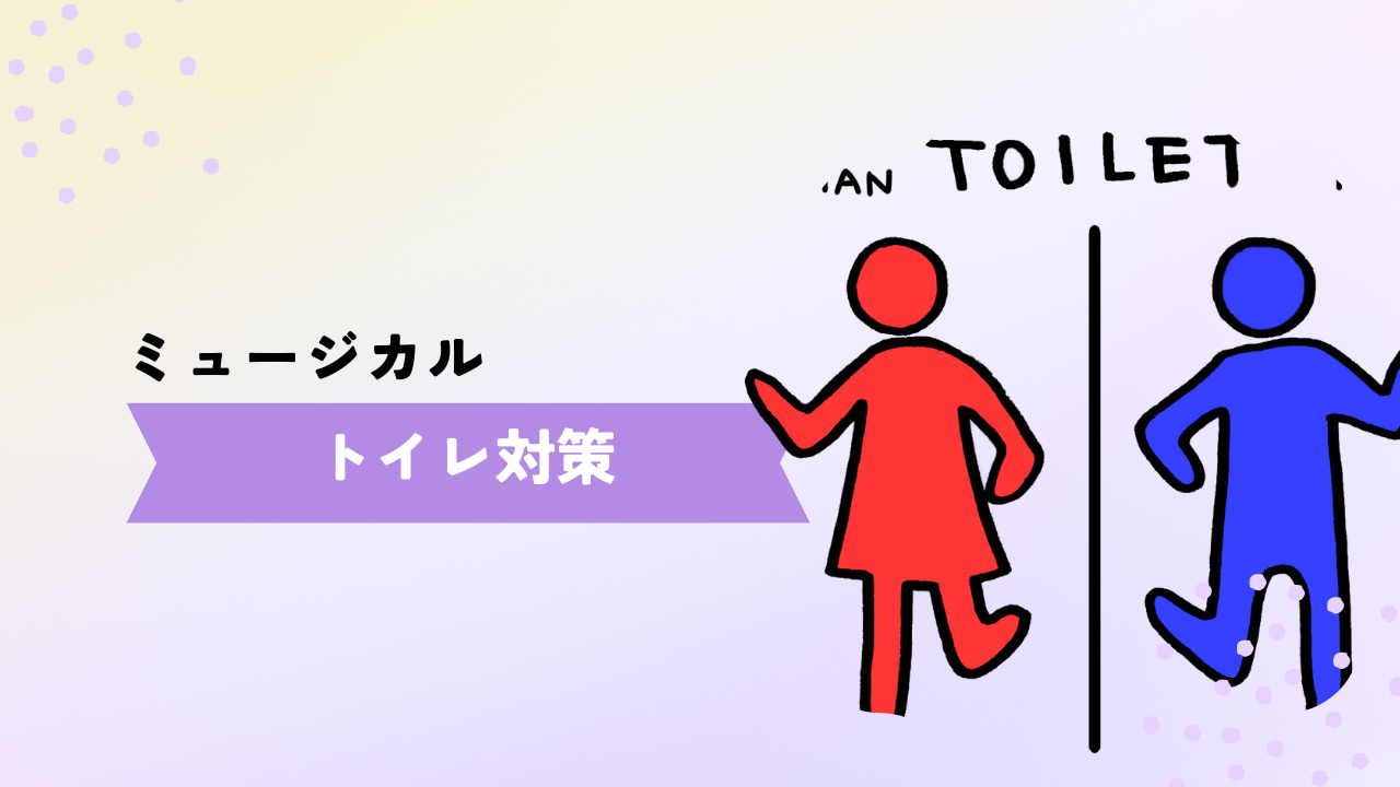 ミュージカルトイレ対策